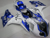Carénage ABS injecté BMW S1000RR 2009-2014 - Style usine - Blanc Bleu - MFS4155